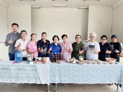 ถ่ายทำภูมิปัญญาชมรมกุ้งจ่อมฯ โดยสถานีโทรทัศน์ Thai PBS