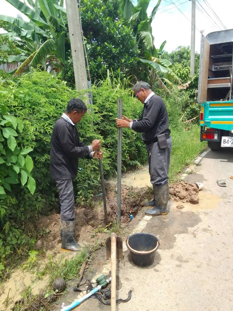 ซ่อมแซมท่อเมนประปาในเขตบริการน้ำประปา ส.ค. 69