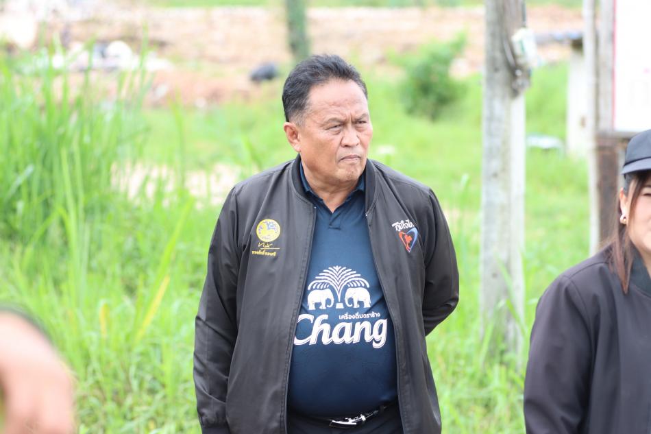 ลงพื้นที่สำรวจวัดจำนวนพื้นที่ บริเวณที่สาธารณะประโยชน์บ่อกำจัดขยะ