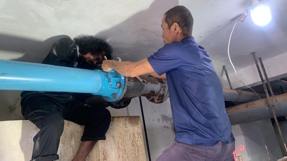 ซ่อมแซม บำรุงรักษาระบบท่อล้างหน้าทราย เพื่อเพิ่มประสิทธิภาพ